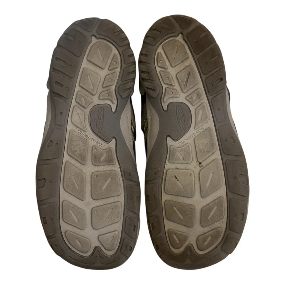 Keen Knotch Creek Closed-Toe Sandal Water Shoes Steel Grey/Blue Youth 6 1026153
